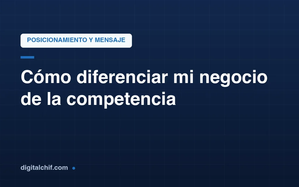 Cómo diferenciar un negocio de servicios de la competencia
