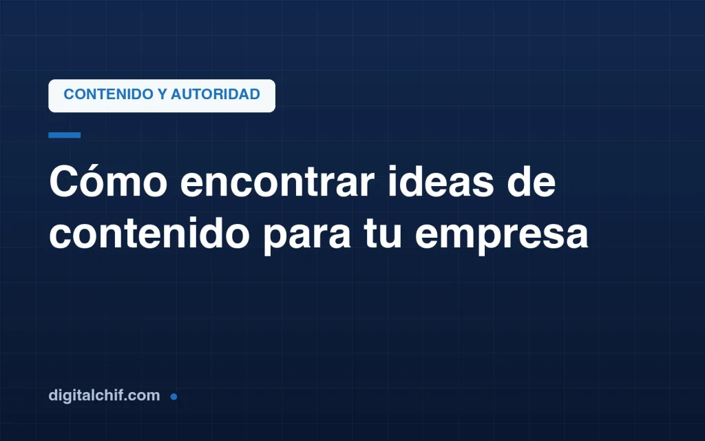 Cómo encontrar ideas de contenido para empresas de servicios